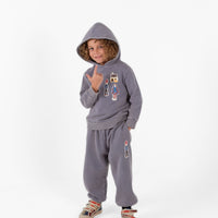 Wolf and Rita Indigo David Hoodie