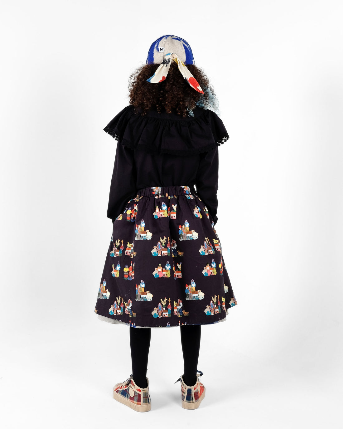 Wolf and Rita Black Alzira Blouse