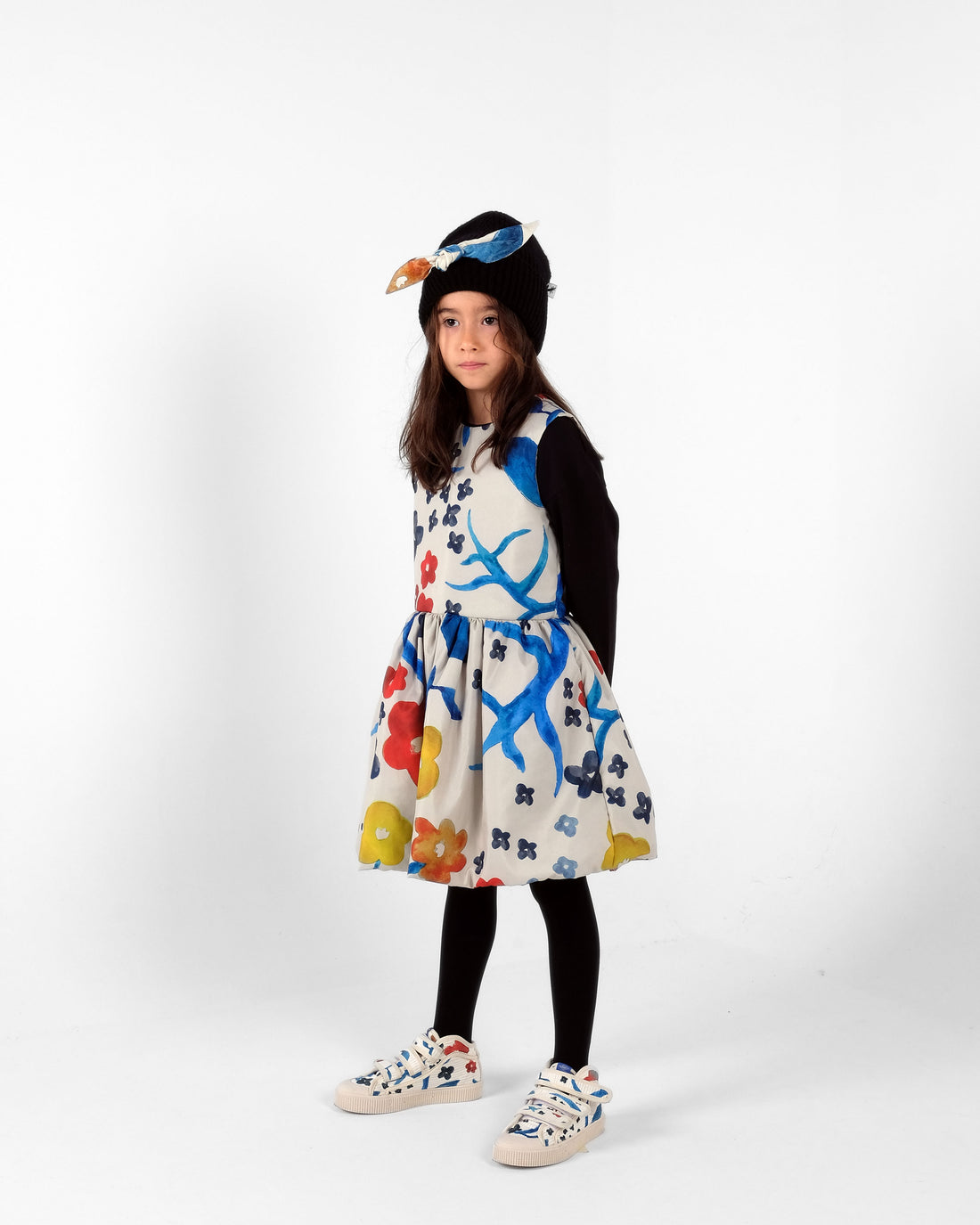Wolf and Rita Beige Jardim Adriana Dress