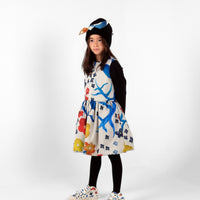 Wolf and Rita Beige Jardim Adriana Dress