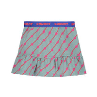 Bonmot Iceberg Allover Flowers Mini Skirt
