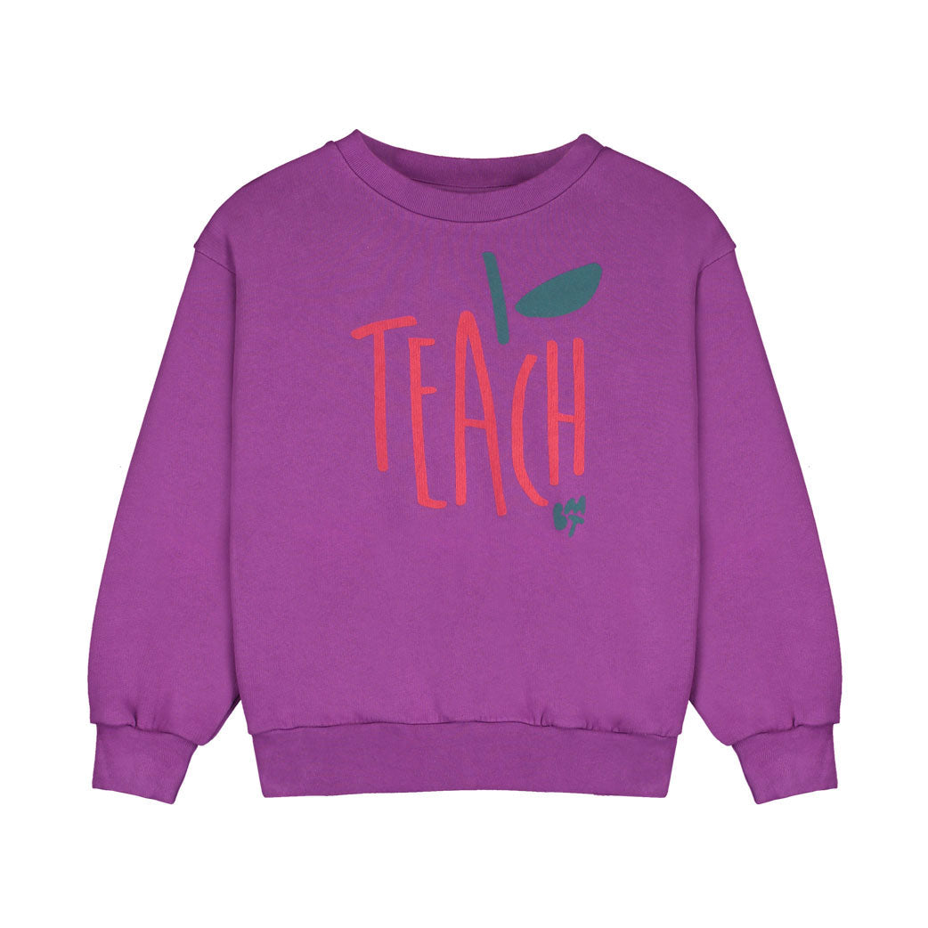 Bonmot Megenta Apple Teach Sweatshirt
