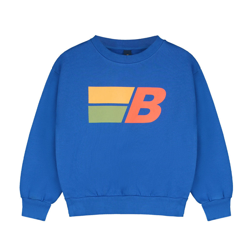 Bonmot Fresh Blue B Print Sweatshirt