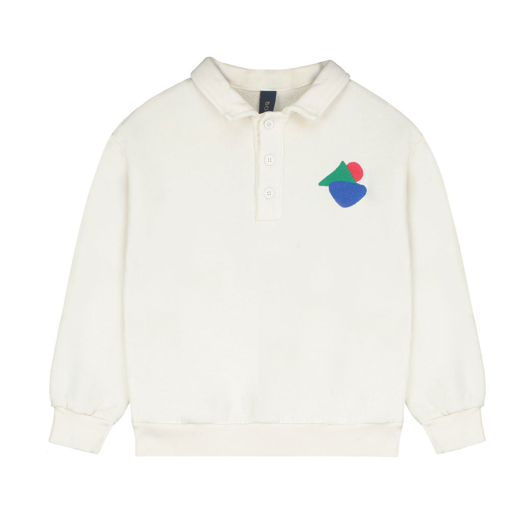 Bonmot Fog Polo Embroidered Sweatshirt