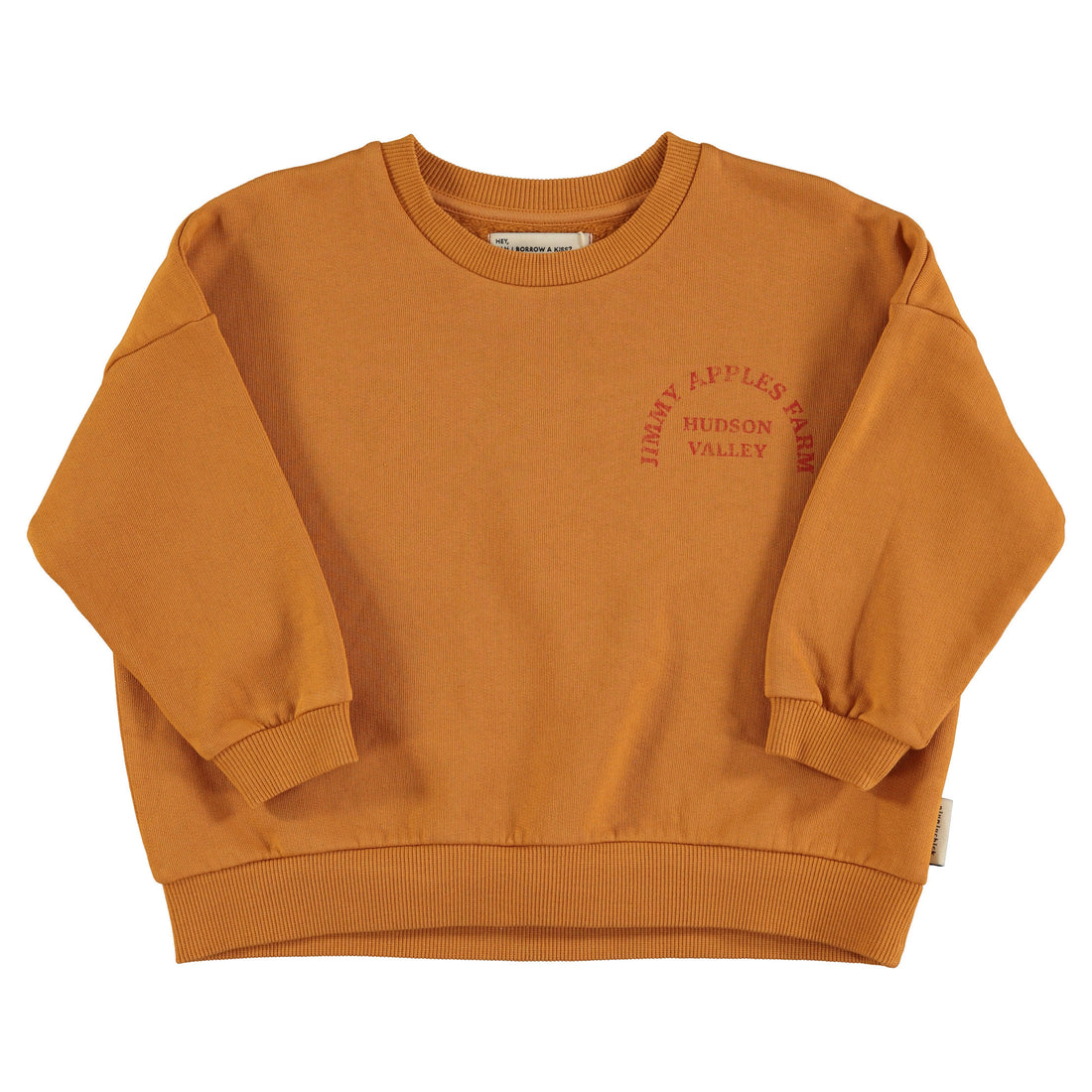 Piupiuchick Camel w/ Jimmy Apples Farm Print Sweatshirt