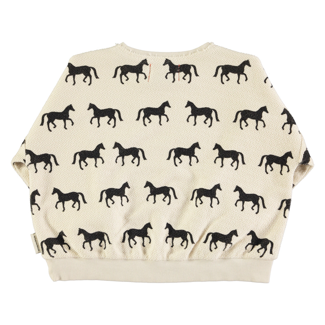 Piupiuchick Ecru w/ Black Horses Sweatshirt