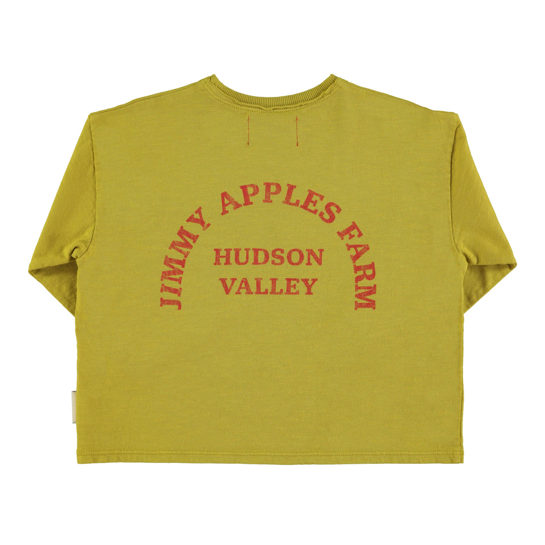 Piupiuchick Olive Green w/ Red Apple Print Tee
