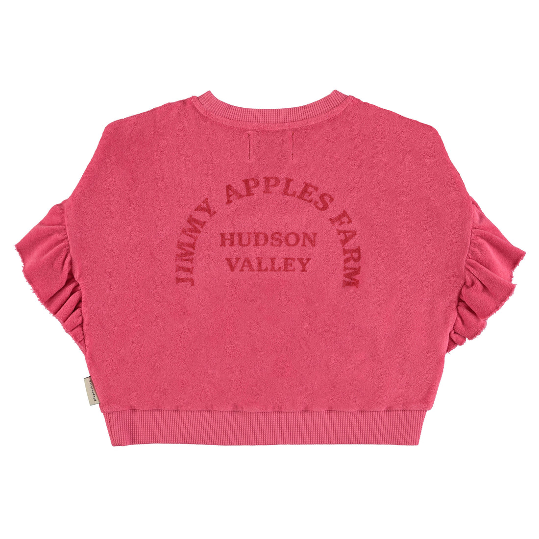 Piupiuchick Strawberry Pink w/ Red Apple Terry Sweatshirt