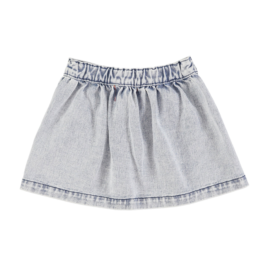 Piupiuchick Light Blue Washed Short Skirt