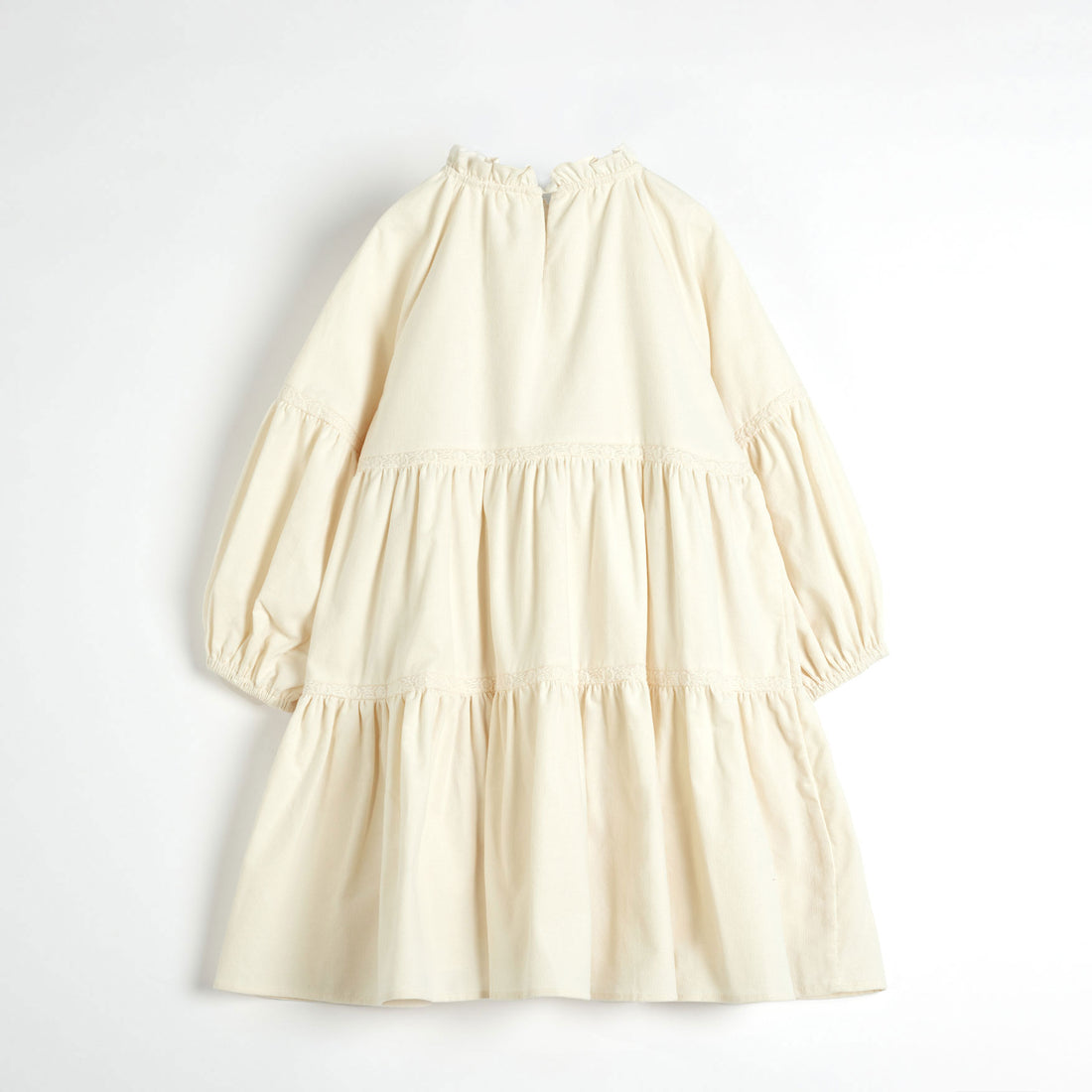 Cera Una Volta Cream Corduroy Manola Dress
