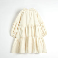 Cera Una Volta Cream Corduroy Manola Dress