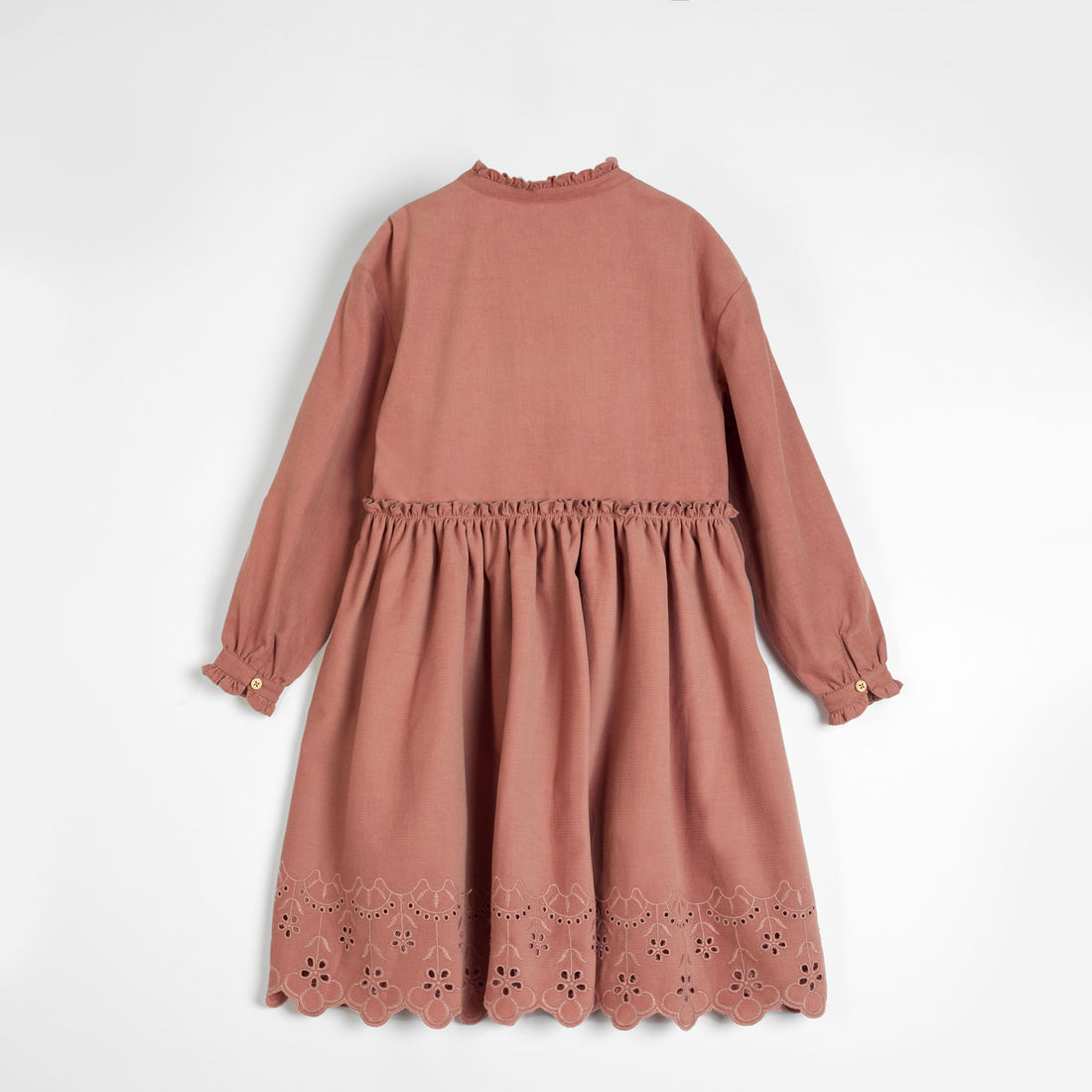 Cera Una Volta Dusty Pink Corduroy Nora Dress – Ladida