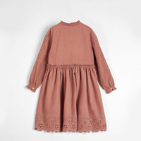 Cera Una Volta Dusty Pink Corduroy Nora Dress