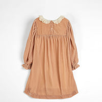 Cera Una Volta Dusty Pink Vera Velvet Dress