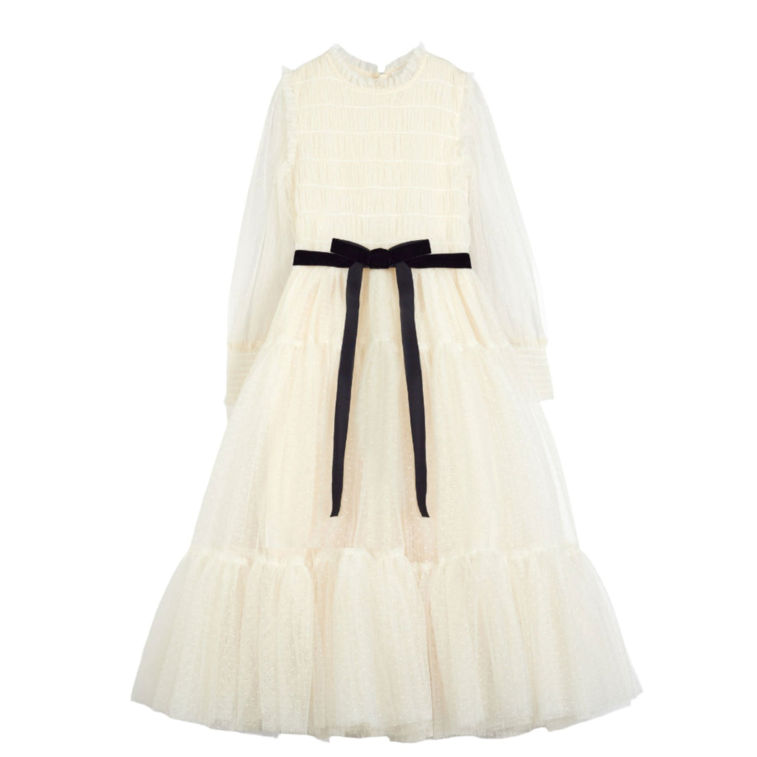 Cera Una Volta Cream Tulle Diana Dress