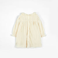 Cera Una Volta Cream Velvet Lili Baby  Dress