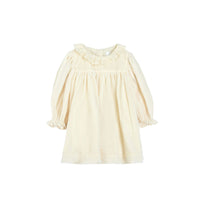 Cera Una Volta Cream Velvet Lili Baby  Dress