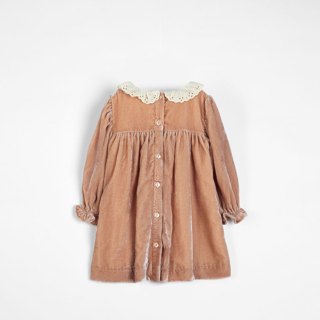 Cera Una Volta Dusty Pink Velvet Lili Baby Dress – Ladida