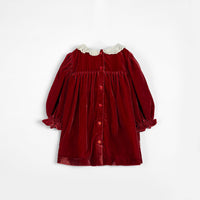 Cera Una Volta Red Velvet Lili Baby Dress