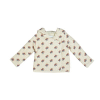 Cera Una Volta Cream Floral Camille Baby Jacket