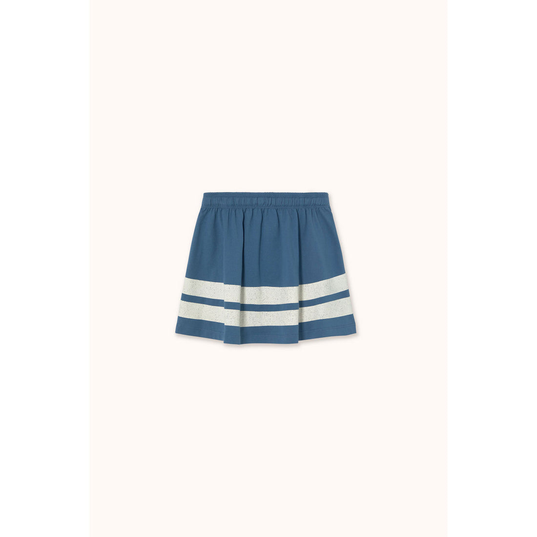 Tiny Cottons Light Navy Stripes Logo Skirt