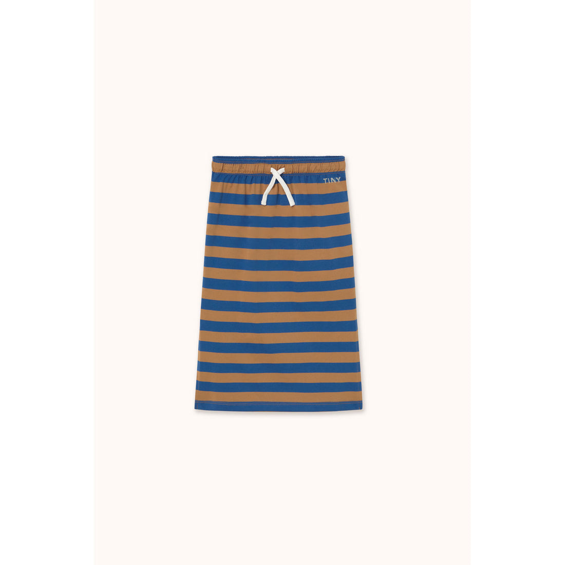 Tiny Cottons Dark Blue Stripes Knit Long Skirt