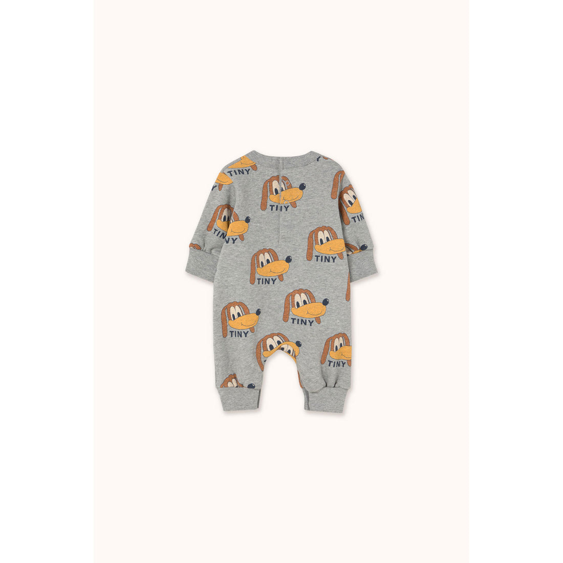 Tiny Cottons Medium Grey Heather Dogs One-Piece