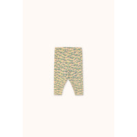 Tiny Cottons Mellow Yellow Mini Apples Aop Rib Baby Pant