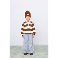 Tiny Cottons Dusty Yellow Stripes Polo Sleeve Tee