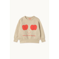 Tiny Cottons Vanilla Apples Eyes Graphic Sweatshirt