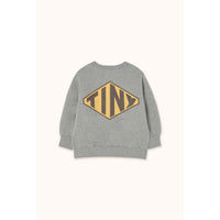 Tiny Cottons Medium Grey Diamond Tiny Graphic Sweatshirt