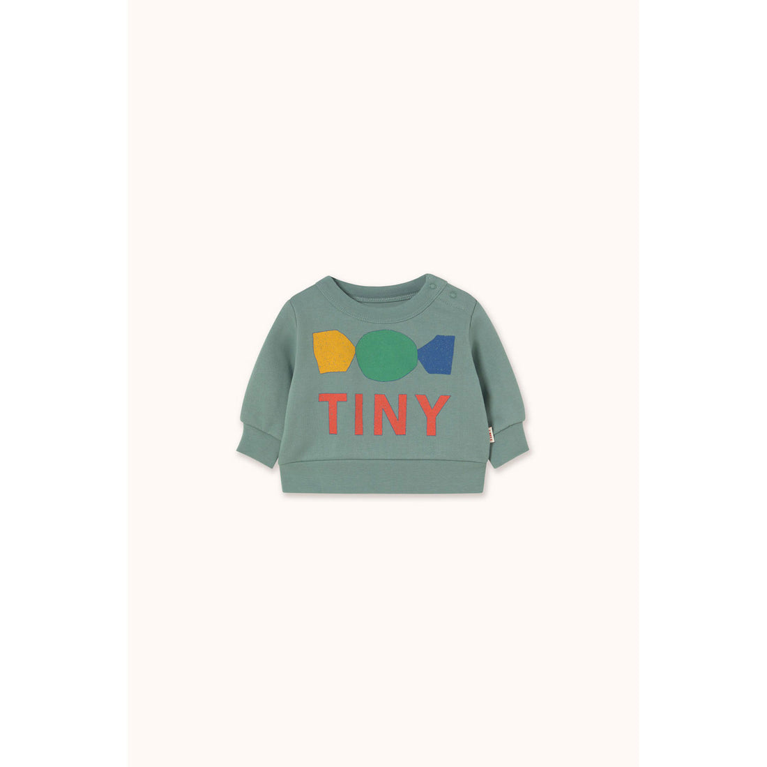 Tiny Cottons Teal Candy Graphic Baby Sweatshirt