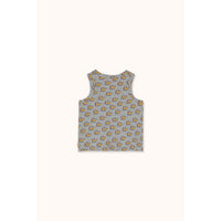 Tiny Cottons Medium Grey Heather Dogs Tank Top