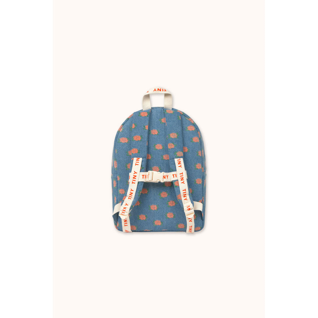 Tiny Cottons Denim Blue Camelias Backpack