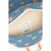 Tiny Cottons Denim Blue Camelias Backpack