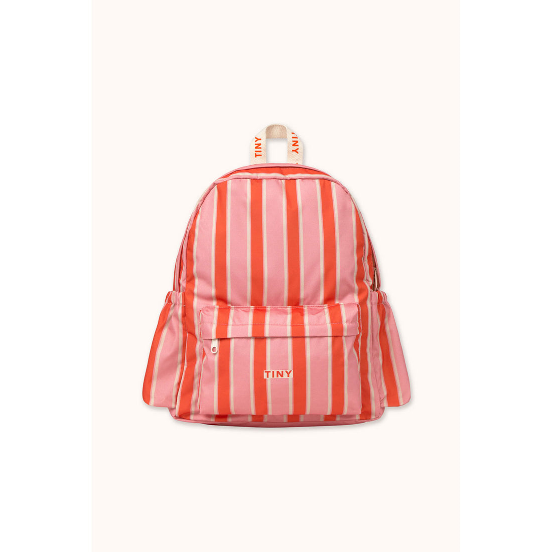 Tiny Cottons Pink Retro Stripes Backpack