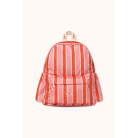 Tiny Cottons Pink Retro Stripes Backpack