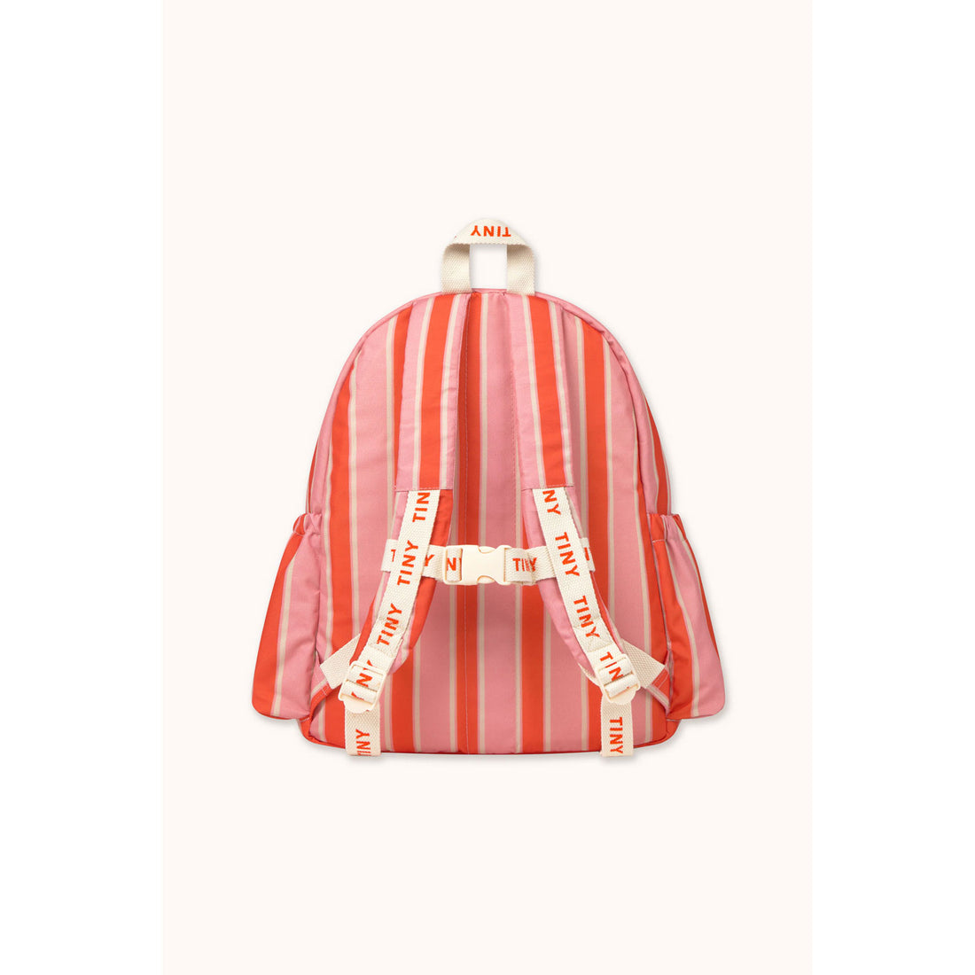 Tiny Cottons Pink Retro Stripes Backpack