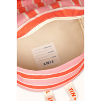 Tiny Cottons Pink Retro Stripes Backpack