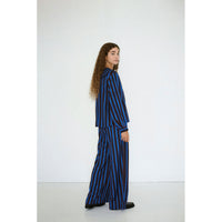 The Tiny Big Sister Navy Striped Womens Blouse