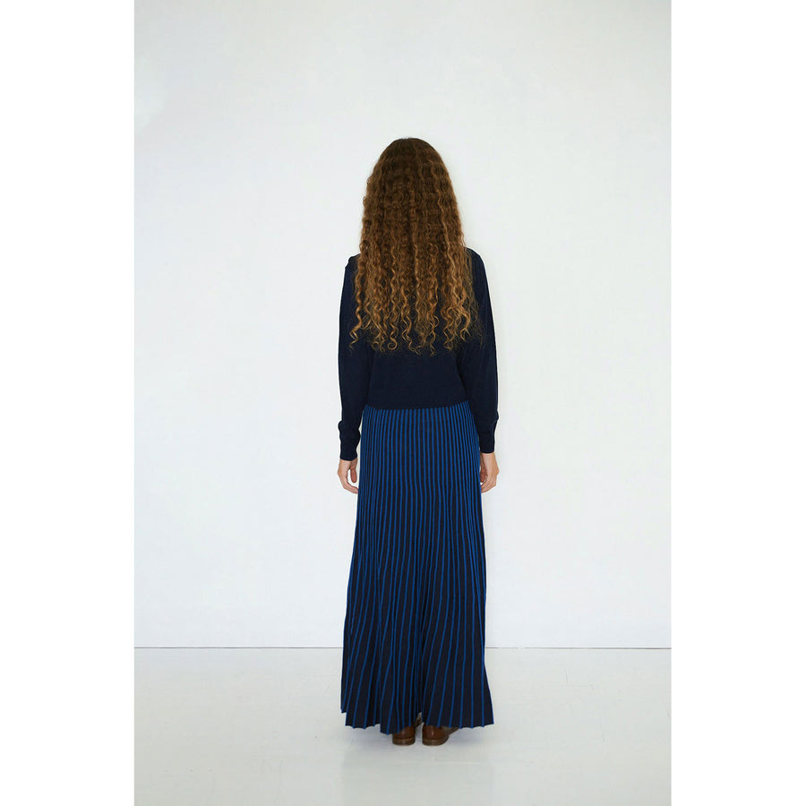 The Tiny Big Sister Navy Contrast Womens Skirt