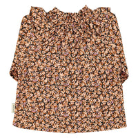 Piupiuchick Light Pink/Brown Flowers Blouse