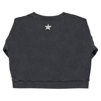 Piupiuchick Faded Black Jimi Hendrix Print Sweatshirt