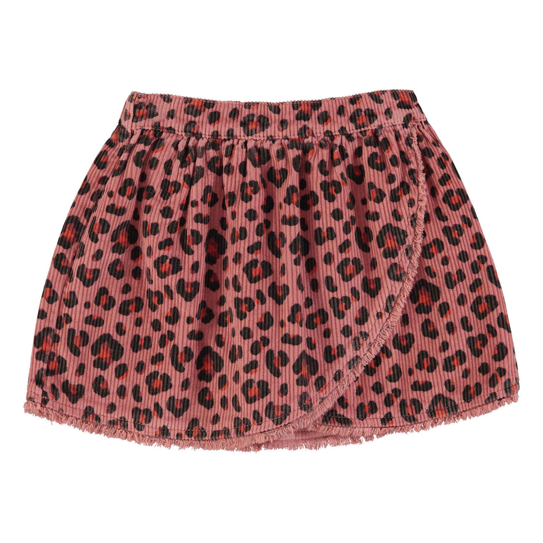 Piupiuchick Pink Animal Print Short Skirt