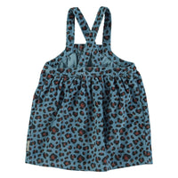 Piupiuchick Blue Animal Print Strap Dress