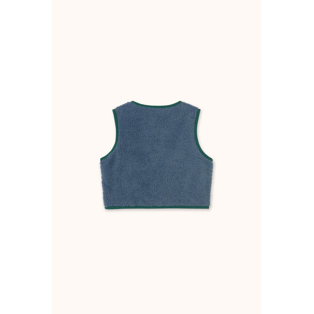 Tiny Cottons Stone Sherpa Vest