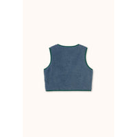 Tiny Cottons Stone Sherpa Vest