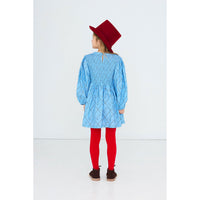 Tiny Cottons Blue Geese Poplin Dress