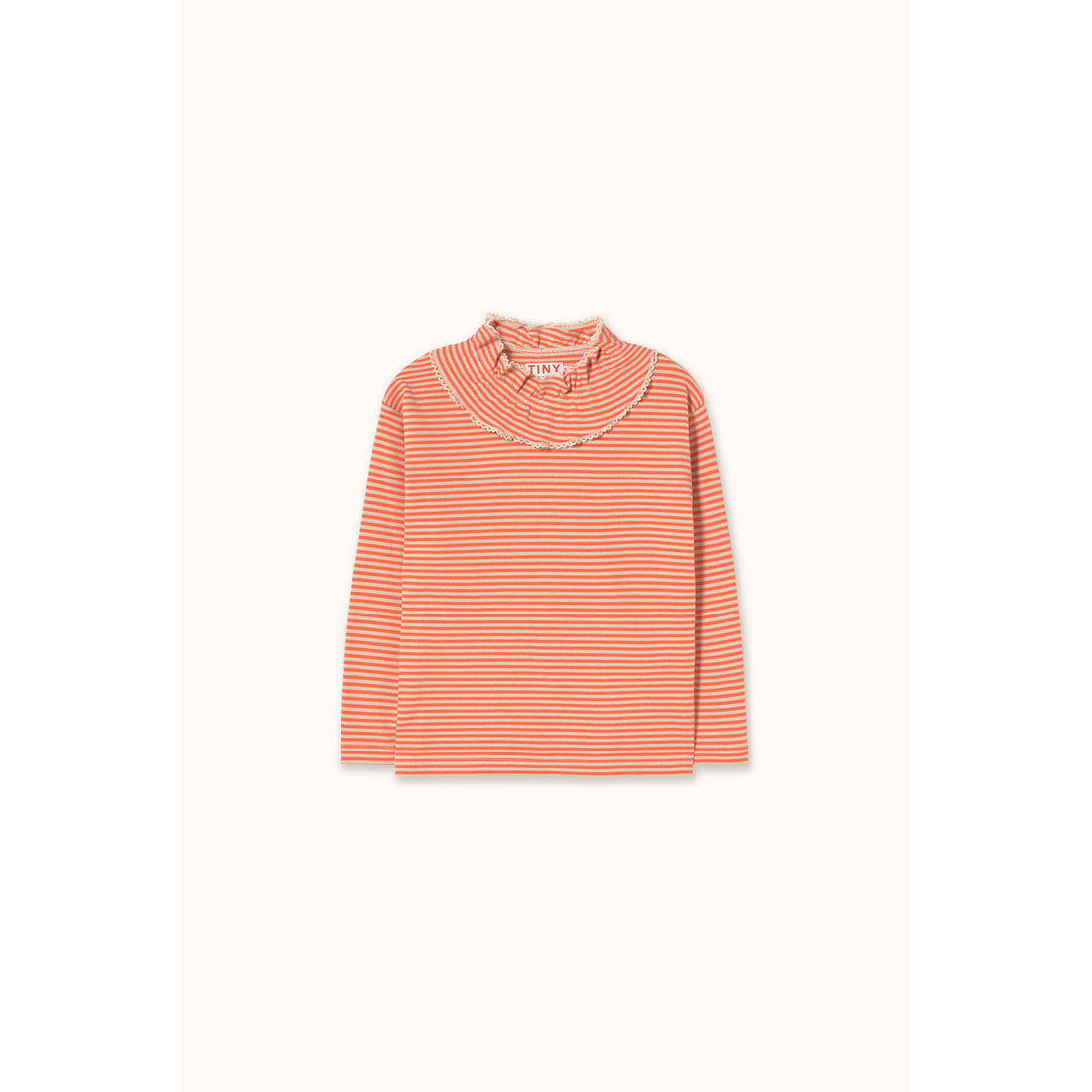 Tiny Cottons Summer Red Stripes Rib Tee