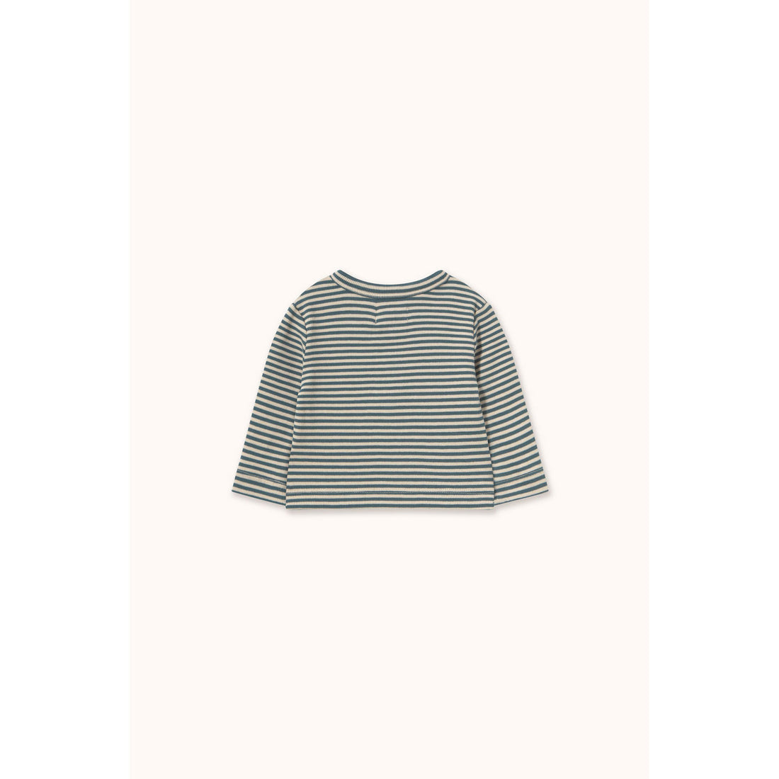Tiny Cottons Stormy Blue Stripes Rib Baby Jacket
